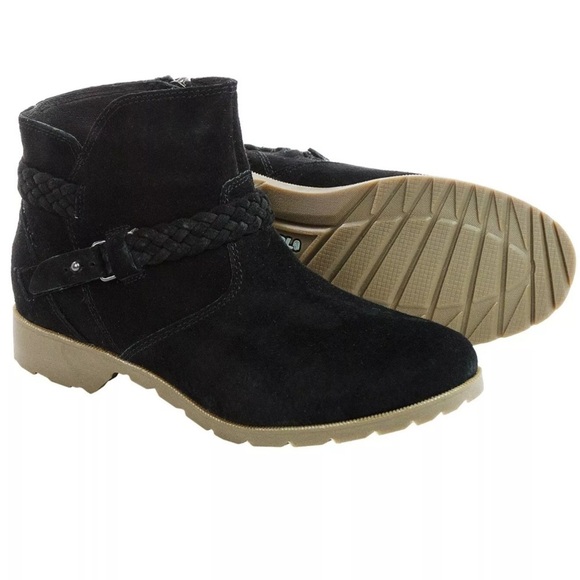 Teva Shoes - Teva Women's Delavina Suede Ankle Boot, Black, SIZE 9